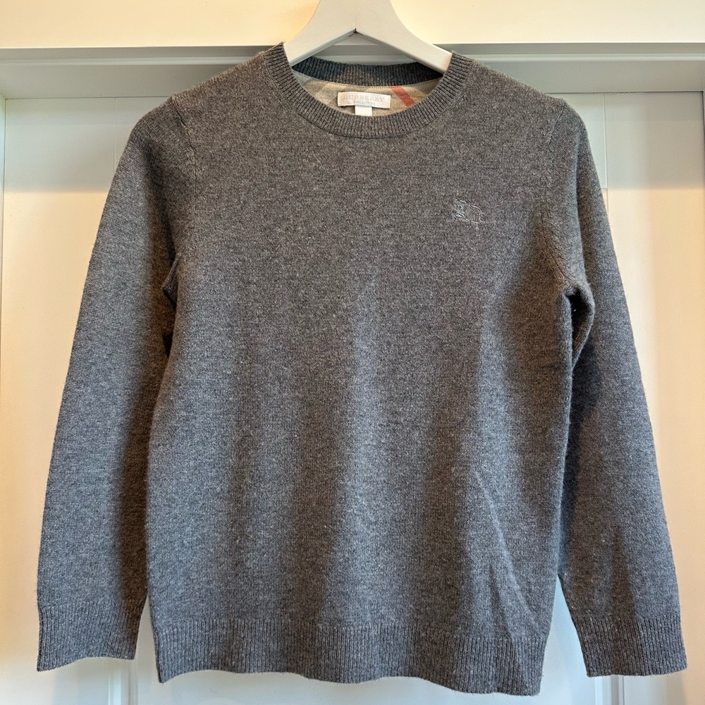 Burberry boys cashmere sweater size 12